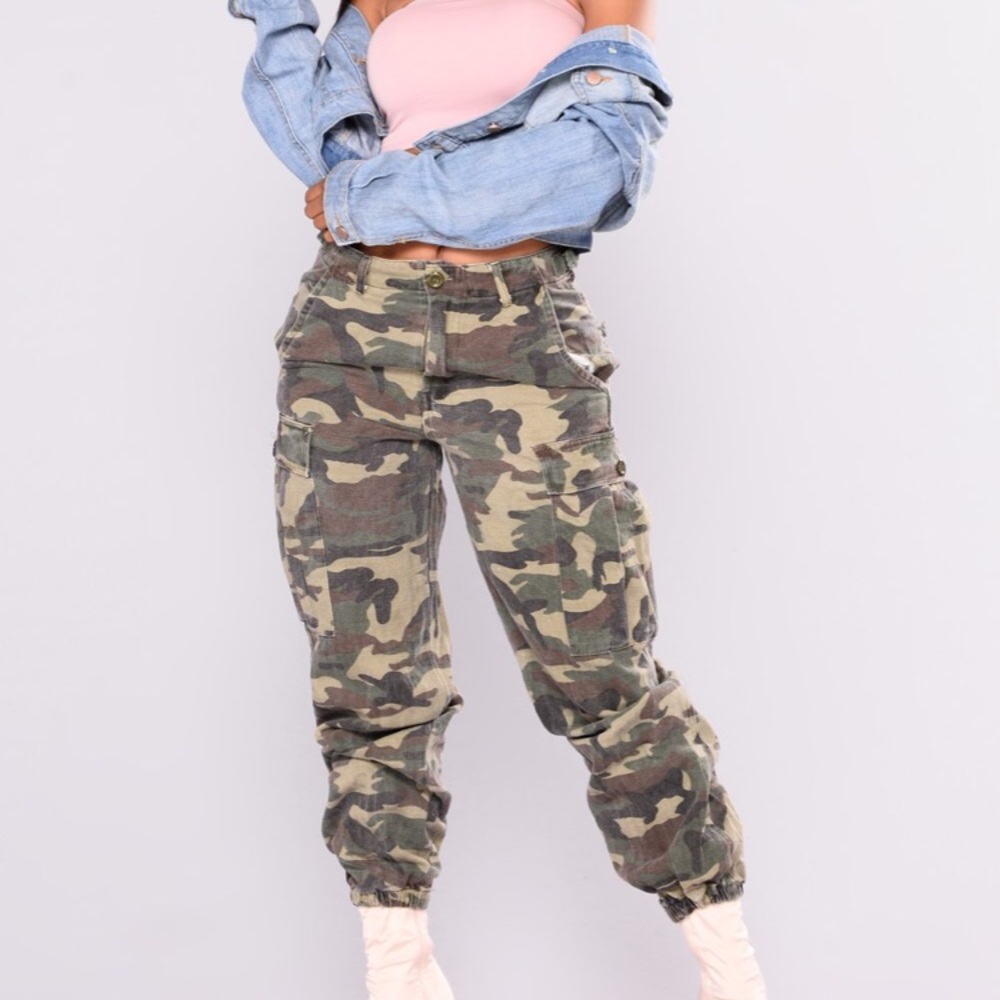 fashion nova cadet kim camo pants